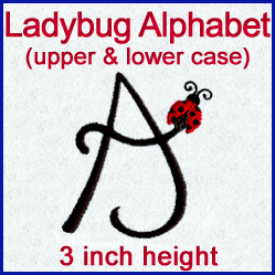 A Ladybug Alphabet Design Pack
