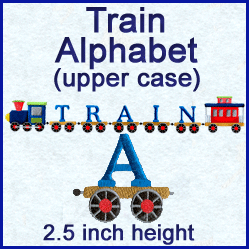 A Train Alphabet Design Pack