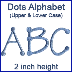 A Dots Alphabet Design Pack