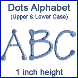A Dots Alphabet Design Pack