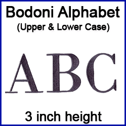 A Bodoni Alphabet Design Pack