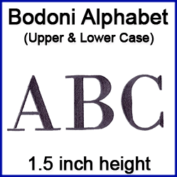 A Bodoni Alphabet Design Pack