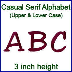 A Casual Serif Alphabet Design Pack