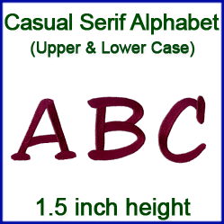 A Casual Serif Alphabet Design Pack