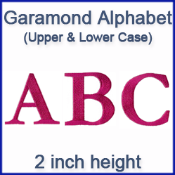 A Garamond Alphabet Design Pack