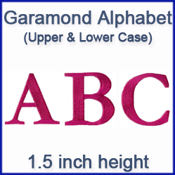 A Garamond Alphabet Design Pack