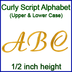 A Curly Script Alphabet Design Pack