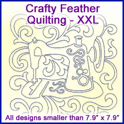 A Crafty Feather Quilting Design Pack