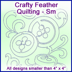 A Crafty Feather Quilting Design Pack
