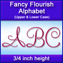 A Fancy Flourish Alphabet Design Pack