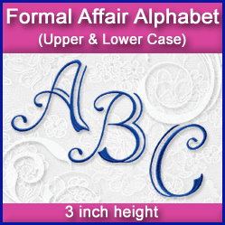 A Formal Affair Alphabet Design Pack