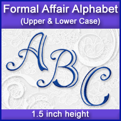 A Formal Affair Alphabet Design Pack