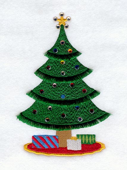 Christmas Tree (Crystals, Fringe)