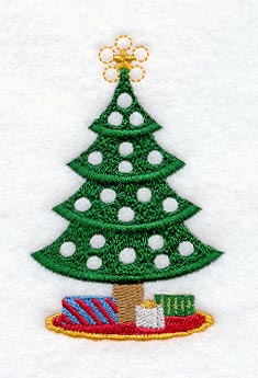 Christmas Tree (Crystals, Fringe)