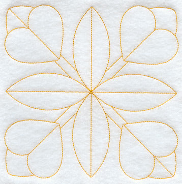 Hanover Tulip Quilting Square (Double Run)