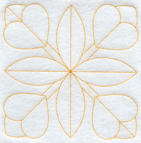 Hanover Tulip Quilting Square (Double Run)