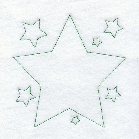 Star Quilting Square (Double Run)