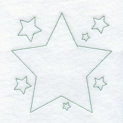 Star Quilting Square (Double Run)