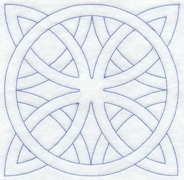 Friendship Ring Quilting Square (Double Run)