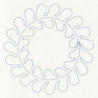 Feather Quilting Circle (Single Run)