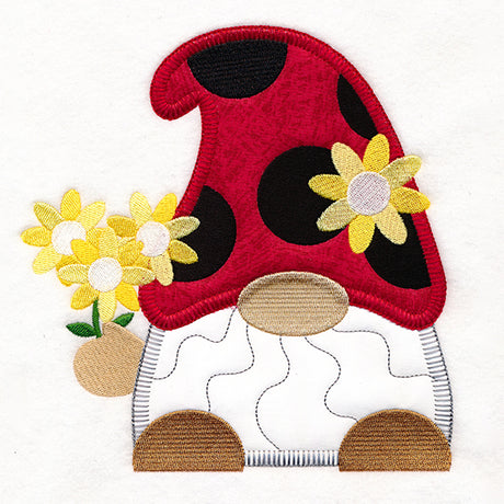 Ladybug Gnome (Heirloom Applique)