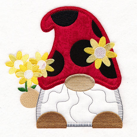 Ladybug Gnome (Heirloom Applique)