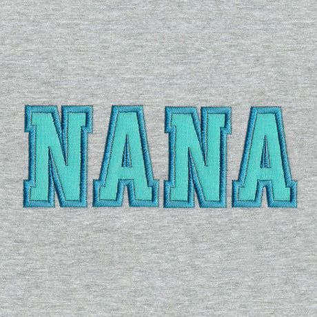 Cherished Letters - Nana (Applique)