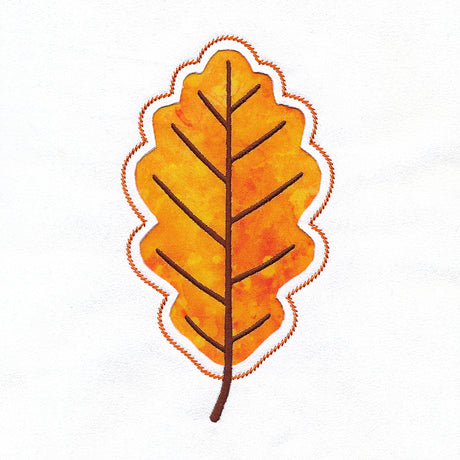 Oak Leaf Silhouette (Reverse Applique)