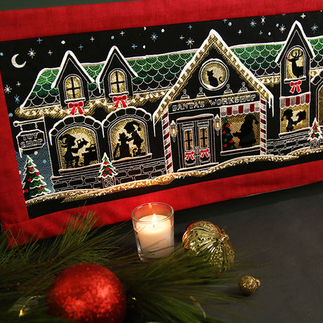 A Santa's Workshop Panel Scene Design Pack