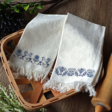 Delicate Delft Borders Design Pack