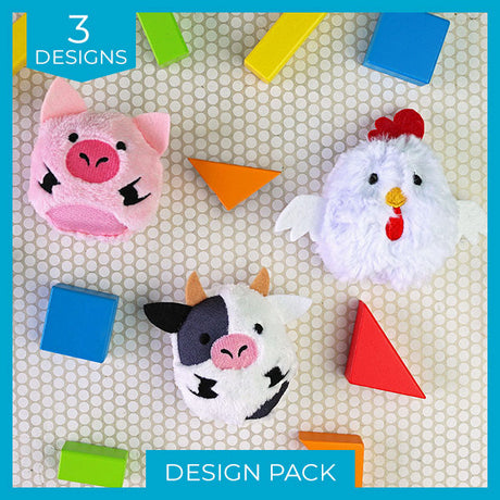 Barnyard Buddies (In-the-Hoop) Design Pack