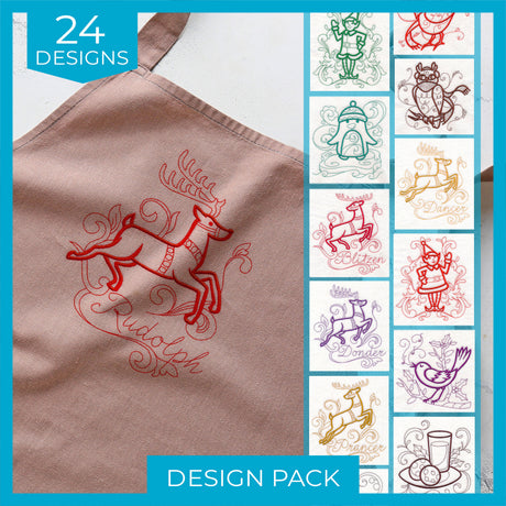 Christmas Doodles Design Pack