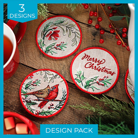 Very Merry Coaster Design Pack