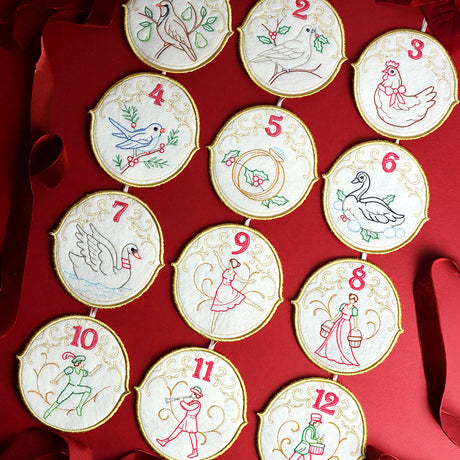 Regal 12 Days of Christmas Ornaments Design Pack