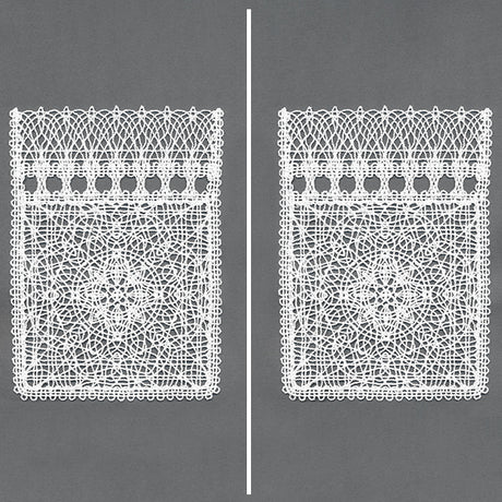 Fancy Drawstring Bag (Battenburg Lace)