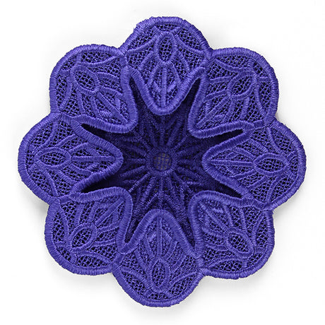 Summer Petals Wine Glass Coaster (Lace)