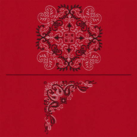 Delicate Paisley Pattern Bandana Pillow Pair