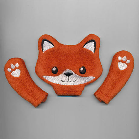 Snuggles and Smiles Stuffed Fox Blanket Buddy (In-the-Hoop)