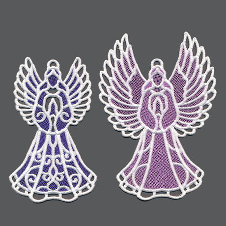Christmas Angel Ornament (Layered Lace)