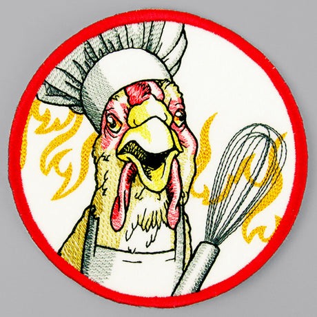 Currently Unsupervised Chicken Coaster (In-the-Hoop)