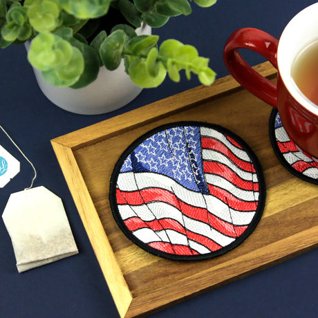 Americana Coaster (In-the-Hoop)