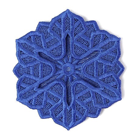Winter Snowflake Wine Glass Coaster (Lace)