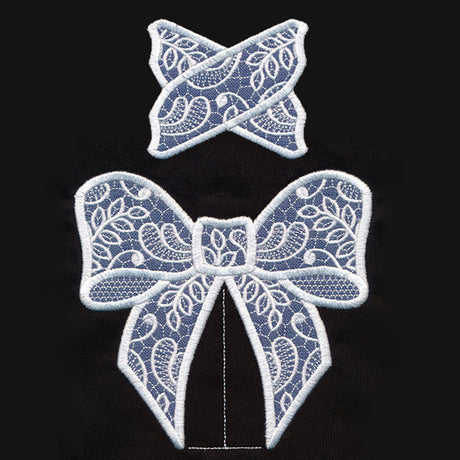 Lacy Ribbon (Split Seam Applique)