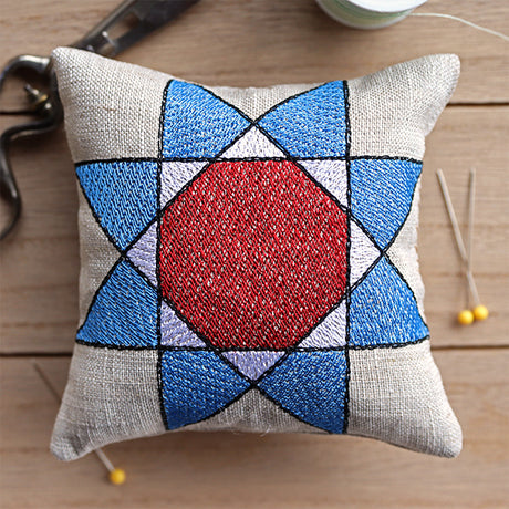 Quilt Star Pincushion (In-the-Hoop)