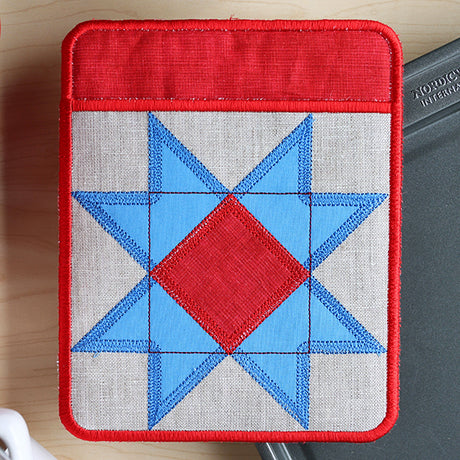 Patchwork Kitchen Potholder (In-the-Hoop)