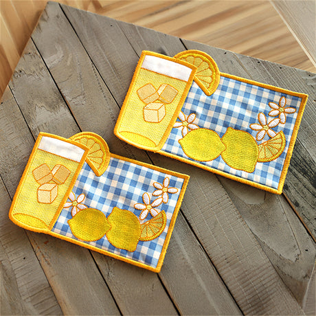 Fresh Squeezed Mug Rug (In-the-Hoop)