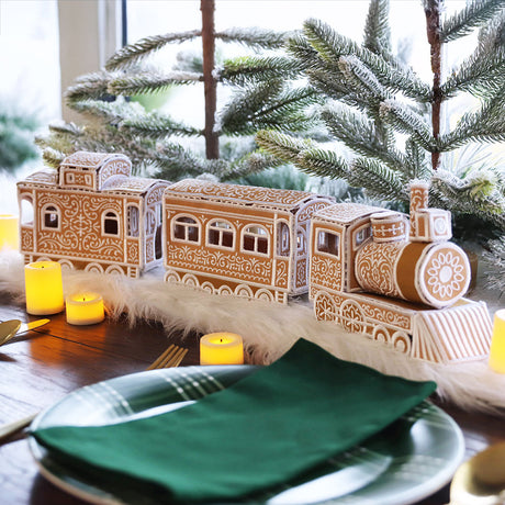 3D Christmas Gingerbread Train Car (In-the-Hoop)