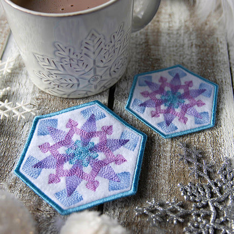 Color Theory Snowflake 3 Coaster (In-the-Hoop)