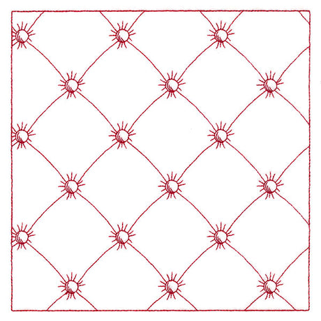 Classic Button Tufting Square (Double Run)