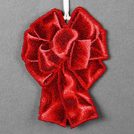 Christmas Ribbon Ornament (In-the-Hoop)